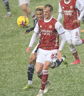 Rob Holding in Action: Arsenal's Defensive Battle at West Bromwich Albion, Premier League 2020-21