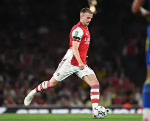 Rob Holding in Action: Arsenal's Defensive Masterclass vs. AFC Wimbledon