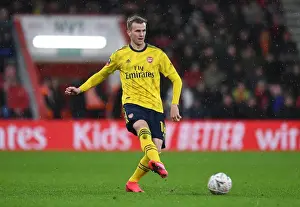 Rob Holding in Action: Arsenal's FA Cup Battle at AFC Bournemouth