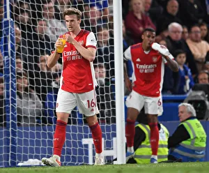 Rob Holding in Action: Chelsea vs Arsenal, Premier League 2021-22