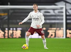 Rob Holding in Action: Premier League Showdown - Wolverhampton Wanderers vs Arsenal (2020-21)