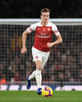 Arsenal V Wolverhampton Wanderers 2018-19 Prints: Rob Holding: In Action Against Wolverhampton Wanderers, Arsenal 2018-19