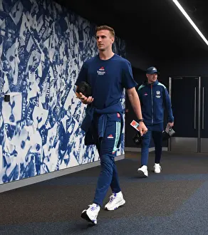 Tottenham Hotspur V Arsenal 2021-22 Prints: Rob Holding of Arsenal in Action against Tottenham Hotspur - Premier League 2021-22