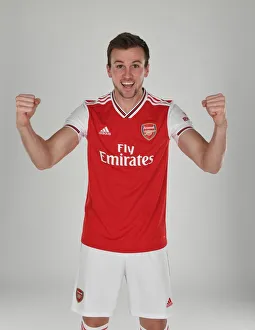 Rob Holding of Arsenal. Arsenal Training Ground