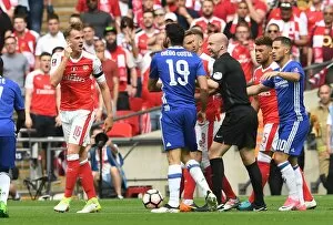 Arsenal v Chelsea - FA Cup Final 2017 Collection: Rob Holding (Arsenal) Diego Costa (Chelsea)