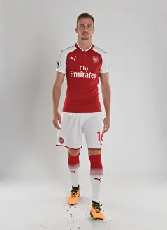 Arsenal 1st Team Photocall 2017-18 Prints: Rob Holding: Arsenal First Team 2017-18 - Emirates Stadium Photocall
