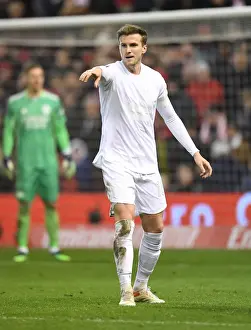 Rob Holding in FA Cup Action: Arsenal vs Nottingham Forest (2021-22)