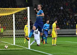 FC BATE Borisov V Arsenal 2017-18 Prints: Rob Holding Scores as Arsenal Thrash BATE Borisov in Europa League