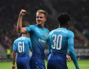 FC BATE Borisov V Arsenal 2017-18 Prints: Rob Holding Scores as Arsenal Thrash BATE Borisov in Europa League