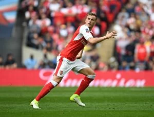 Images Dated 23rd April 2017: Rob Holding vs Manchester City: FA Cup Semi-Final Showdown