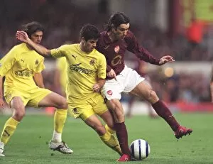 Robert Pires (Arsenal) Cesar Arzo (Villarreal). Arsenal 1: 0 Villarreal