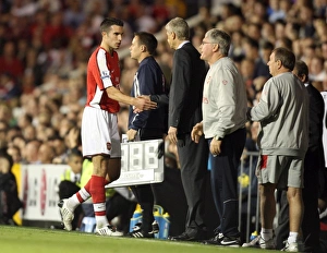 Fulham V Arsenal 2009-10 Prints: Robin van Persie