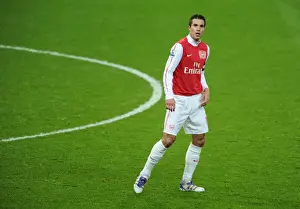 Arsenal V Aston Villa - FA Cup 2011-12 Prints: Robin van Persie in Action for Arsenal against Aston Villa in FA Cup Fourth Round