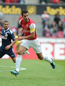 Robin van Persie in Action: Arsenal vs. Cologne Pre-Season Friendly, 2011