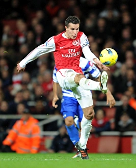 Arsenal V Queens Park Rangers 2011-12 Prints: Robin van Persie in Action: Arsenal vs. Queens Park Rangers, Premier League 2011-12