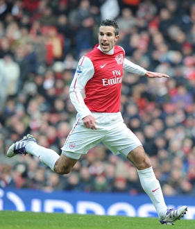 Arsenal V Blackburn Rovers 2011-12 Prints: Robin van Persie in Action: Arsenal vs Blackburn Rovers, Premier League 2011-12