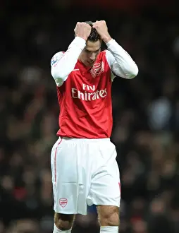 Robin van Persie in Action: Arsenal vs Manchester United, Premier League 2011-12