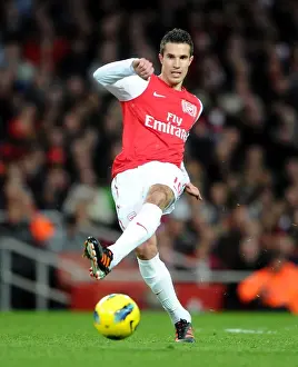 Arsenal V Manchester United 2011-12 Prints: Robin van Persie in Action: Arsenal vs Manchester United, Premier League 2011-12