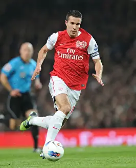 Robin van Persie in Action: Arsenal vs Newcastle United, Premier League 2011-12