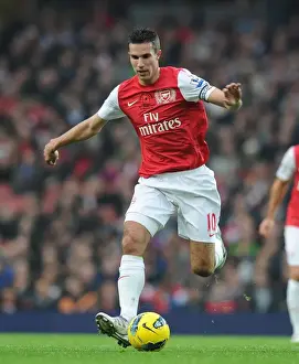 Arsenal V West Bromwich Albion 2011-12 Prints: Robin van Persie: In Action for Arsenal Against West Bromwich Albion
