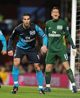 Robin van Persie in Action: Aston Villa vs. Arsenal, Premier League 2011-12