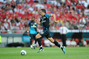 Robin van Persie in Action: Benfica vs. Arsenal Pre-Season Friendly, Lisbon 2011