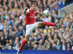 Chelsea V Arsenal 2011-12 Prints: Robin van Persie in Action: Chelsea vs. Arsenal, Premier League 2011-12