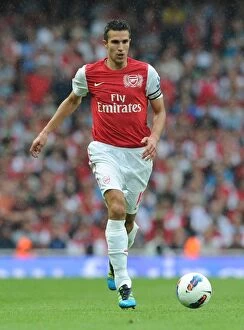 Arsenal v Liverpool 2011-2012 Collection: Robin van Persie: In Action Against Liverpool, Arsenal Premier League 2011-2012