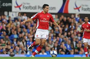 Everton v Arsenal 2009-10 Collection: Robin van Persie (Arsenal)