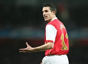 Arsenal v Liverpool Champions League 2007-08 Collection: Robin van Persie (Arsenal)