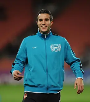 Robin van Persie (Arsenal). Arsenal 0: 0 Marseille. UEFA Champions League