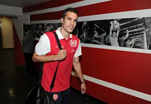Arsenal V Swansea City 2011-12 Prints: Robin van Persie (Arsenal). Arsenal 1: 0 Swansea City. Barclays Premier League