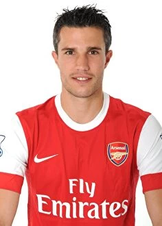 1st Team Player Images 2010-11 Collection: Robin van Persie (Arsenal). Arsenal 1st team Photocall and Membersday. Emirates Stadium
