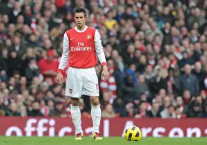 Arsenal V Tottenham Hotspur 2010-11 Prints: Robin van Persie (Arsenal). Arsenal 2: 3 Tottenham Hotspur. Baclays Premier League