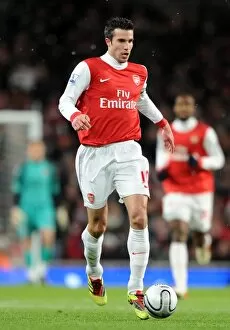 Images Dated 30th November 2010: Robin van Persie (Arsenal). Arsenal 2: 0 Wigan Athletic. Carling Cup, Quarter Final