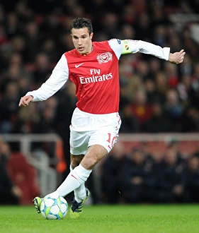 Robin van Persie (Arsenal). Arsenal 3: 0 AC Milan. UEFA Champions League