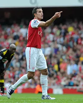 Robin van Persie (Arsenal). Arsenal 3: 0 Bolton Wanderers. Barclays Premier League