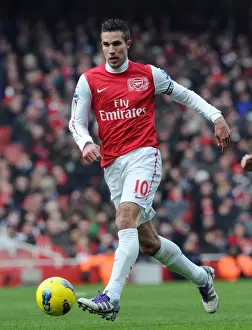 Robin van Persie (Arsenal). Arsenal 7: 1 Blackburn Rovers. Barclays Premier League