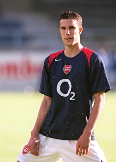 Robin van Persie (Arsenal). Beveren 3: 3 Arsenal. Pres Season Friendly