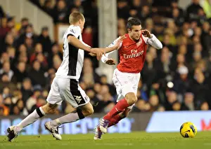 Robin van Persie (Arsenal) Brede Hangeland (Fulham). Fulham 2: 1 Arsenal
