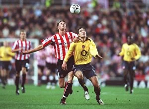 Images Dated 26th October 2005: Robin van Persie (Arsenal) Danny Collins (Sunderland). Sunderland 0: 3 Arsenal