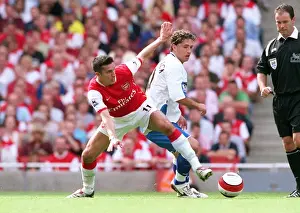 Robin van Persie (Arsenal) Fabio Rochemback (M Boro)