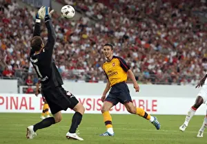 Robin van Persie (Arsenal) Jens Lehmann (Stuttgart)