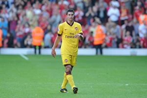 Images Dated 15th August 2010: Robin van Persie (Arsenal). Liverpool 1: 1 Arsenal, Barclays Premier League