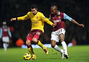 Robin van Persie (Arsenal) Luis Boa Morte (West Ham). West Ham United 0: 3 Arsenal