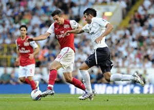 Images Dated 2nd October 2011: Robin van Persie (Arsenal) Sandro (Tottenham). Tottenham Hotspur 2: 1 Arsenal