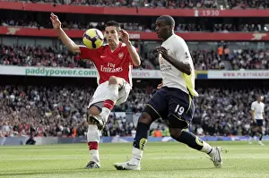 Robin van Persie (Arsenal) Sebastien Bassong (Tottenham)