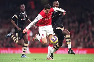 Arsenal V Charlton Ath 2006-7 Prints: Robin van Persie (Arsenal) Souleymane Diawara (Charlton)