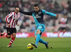 Robin van Persie (Arsenal). Sunderland 1: 2 Arsenal. Barclays Premier League