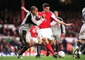 Images Dated 2nd December 2005: Robin van Persie (Arsenal) Wayne Thomas (Stoke). Arsenal 2: 1 Stoke City